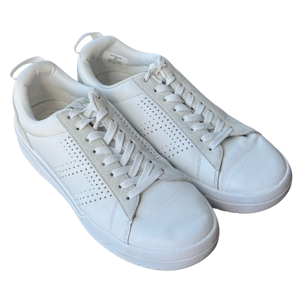 Le Tigre Women’s Tompkins 1977 White Leather Court Sneaker Athleisure Comfort - Picture 3 of 16